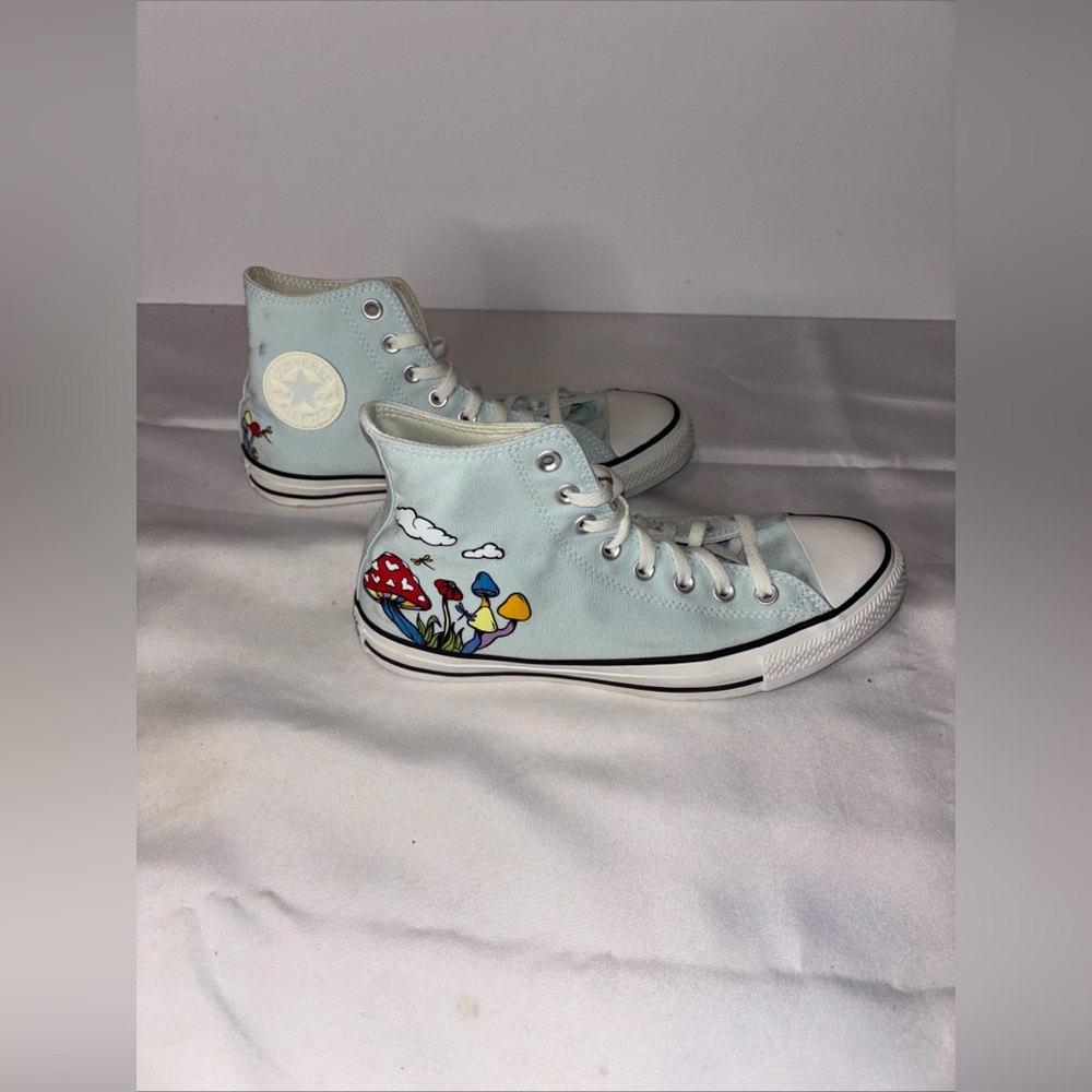 Converse Chuck Taylor All Star Hi "Mushrooms" sneaker Women’s Size 10 Pre Owned